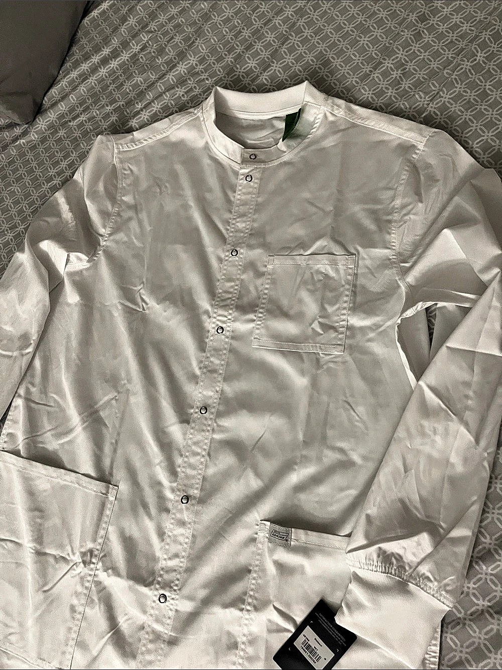 Dickies G3360 White Long Sleeve lab coat jacket unisex medium NWT